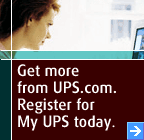 Get more from UPS.com when you register for My UPS.