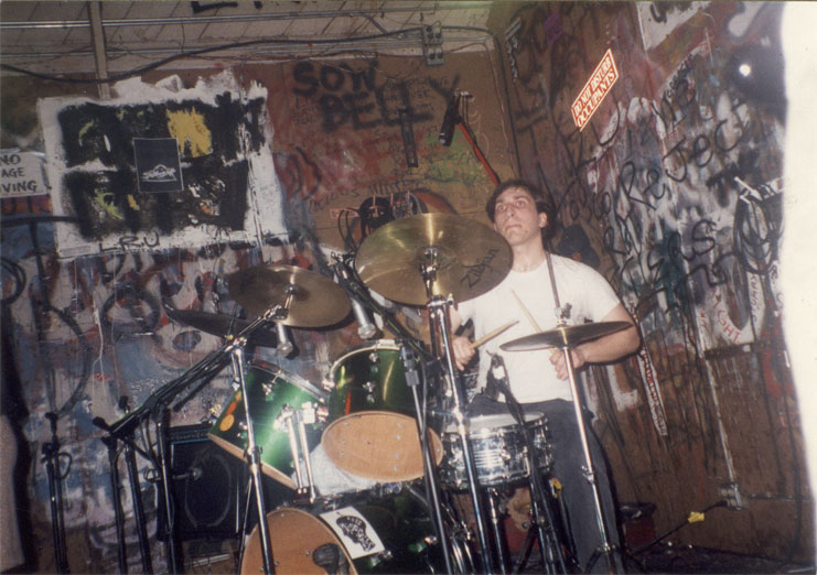 [Robert on drums]